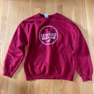 Alaska Red Vintage Pullover Sweatshirt